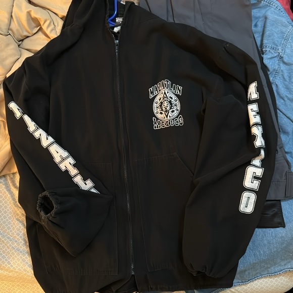 San Felipe Mazatlan Mexico Size M Hooded Jacket - Picture 2 of 3